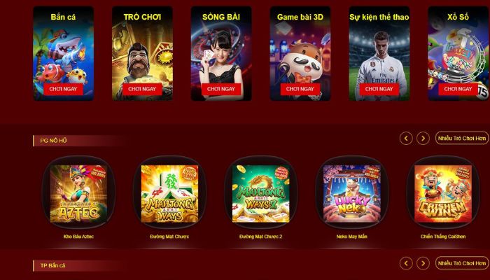 Đánh giá kho game đa dạng với nhiều trò chơi khủng